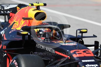 World © Octane Photographic Ltd. Formula 1 – Canadian GP - Quailfying. Aston Martin Red Bull Racing TAG Heuer RB14 – Max Verstappen. Circuit Gilles Villeneuve, Montreal, Canada. Saturday 9th June 2018.