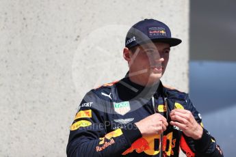 World © Octane Photographic Ltd. Formula 1 – Canadian GP - Qualifying. Aston Martin Red Bull Racing TAG Heuer RB14 – Max Verstappen. Circuit Gilles Villeneuve, Montreal, Canada. Saturday 9th June 2018.