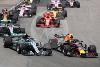 World © Octane Photographic Ltd. Formula 1 – Canadian GP - Race. Mercedes AMG Petronas Motorsport AMG F1 W09 EQ Power+ - Valtteri Bottas. Circuit Gilles Villeneuve, Montreal, Canada. Sunday 10th June 2018.