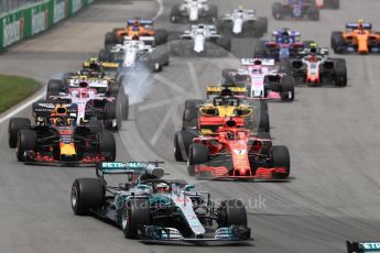 World © Octane Photographic Ltd. Formula 1 – Canadian GP - Race. Mercedes AMG Petronas Motorsport AMG F1 W09 EQ Power+ - Lewis Hamilton. Circuit Gilles Villeneuve, Montreal, Canada. Sunday 10th June 2018.