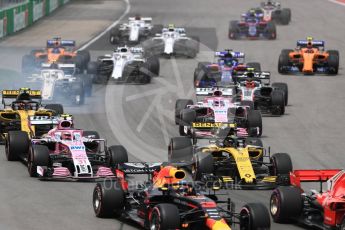 World © Octane Photographic Ltd. Formula 1 – Canadian GP - Race. Renault Sport F1 Team RS18 – Nico Hulkenberg. Circuit Gilles Villeneuve, Montreal, Canada. Sunday 10th June 2018.