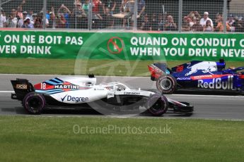 World © Octane Photographic Ltd. Formula 1 – Canadian GP - Race. Williams Martini Racing FW41 – Lance Stroll. Circuit Gilles Villeneuve, Montreal, Canada. Sunday 10th June 2018.