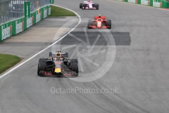 World © Octane Photographic Ltd. Formula 1 – Canadian GP - Race. Aston Martin Red Bull Racing TAG Heuer RB14 – Daniel Ricciardo. Circuit Gilles Villeneuve, Montreal, Canada. Sunday 10th June 2018.