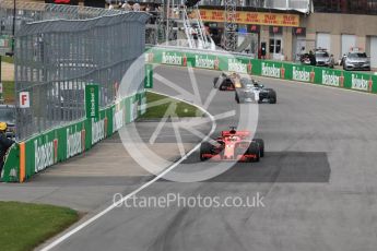 World © Octane Photographic Ltd. Formula 1 – Canadian GP - Race. Scuderia Ferrari SF71-H – Sebastian Vettel. Circuit Gilles Villeneuve, Montreal, Canada. Sunday 10th June 2018.