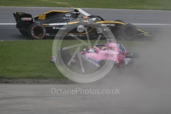 World © Octane Photographic Ltd. Formula 1 – Canadian GP - Race. Sahara Force India VJM11 - Sergio Perez. Circuit Gilles Villeneuve, Montreal, Canada. Sunday 10th June 2018.