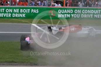 World © Octane Photographic Ltd. Formula 1 – Canadian GP - Race. Sahara Force India VJM11 - Sergio Perez. Circuit Gilles Villeneuve, Montreal, Canada. Sunday 10th June 2018.