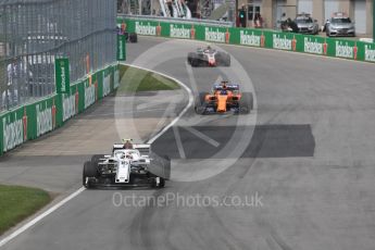 World © Octane Photographic Ltd. Formula 1 – Canadian GP - Race. Alfa Romeo Sauber F1 Team C37 – Charles Leclerc. Circuit Gilles Villeneuve, Montreal, Canada. Sunday 10th June 2018.