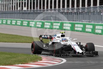 World © Octane Photographic Ltd. Formula 1 – Canadian GP - Race. Williams Martini Racing FW41 – Sergey Sirotkin. Circuit Gilles Villeneuve, Montreal, Canada. Sunday 10th June 2018.