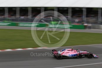 World © Octane Photographic Ltd. Formula 1 – Canadian GP - Race. Sahara Force India VJM11 - Esteban Ocon. Circuit Gilles Villeneuve, Montreal, Canada. Sunday 10th June 2018.