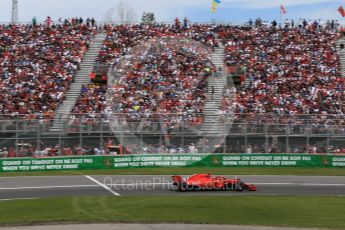 World © Octane Photographic Ltd. Formula 1 – Canadian GP - Race. Scuderia Ferrari SF71-H – Kimi Raikkonen. Circuit Gilles Villeneuve, Montreal, Canada. Sunday 10th June 2018.