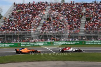 World © Octane Photographic Ltd. Formula 1 – Canadian GP - Race. Alfa Romeo Sauber F1 Team C37 – Marcus Ericsson. Circuit Gilles Villeneuve, Montreal, Canada. Sunday 10th June 2018.