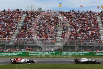 World © Octane Photographic Ltd. Formula 1 – Canadian GP - Race. Williams Martini Racing FW41 – Sergey Sirotkin. Circuit Gilles Villeneuve, Montreal, Canada. Sunday 10th June 2018.