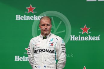 World © Octane Photographic Ltd. Formula 1 – Canadian GP - Race Podium. Mercedes AMG Petronas Motorsport AMG F1 W09 EQ Power+ - Valtteri Bottas. Circuit Gilles Villeneuve, Montreal, Canada. Sunday 10th June 2018.