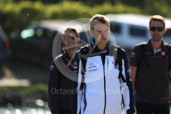 World © Octane Photographic Ltd. Formula 1 – Canadian GP - Paddock. Williams Martini Racing FW41 – Sergey Sirotkin. Circuit Gilles Villeneuve, Montreal, Canada. Friday 8th June 2018.