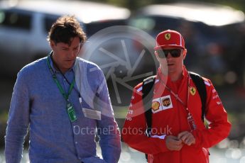 World © Octane Photographic Ltd. Formula 1 – Canadian GP - Paddock. Scuderia Ferrari SF71-H – Kimi Raikkonen. Circuit Gilles Villeneuve, Montreal, Canada. Friday 8th June 2018.