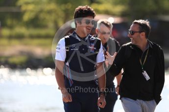 World © Octane Photographic Ltd. Formula 1 – Canadian GP - Paddock. Williams Martini Racing FW41 – Lance Stroll. Circuit Gilles Villeneuve, Montreal, Canada. Friday 8th June 2018.