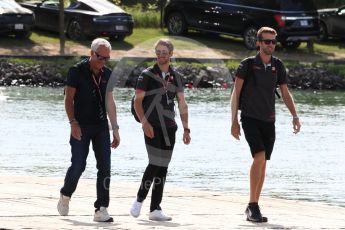 World © Octane Photographic Ltd. Formula 1 – Canadian GP - Paddock. Haas F1 Team VF-18 – Romain Grosjean. Circuit Gilles Villeneuve, Montreal, Canada. Saturday 9th June 2018.