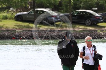 World © Octane Photographic Ltd. Formula 1 – Canadian GP - Paddock. Mercedes AMG Petronas Motorsport AMG F1 W09 EQ Power+ - Lewis Hamilton. Circuit Gilles Villeneuve, Montreal, Canada. Saturday 9th June 2018.