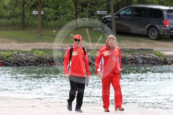 World © Octane Photographic Ltd. Formula 1 – Canadian GP - Paddock. Scuderia Ferrari SF71-H – Kimi Raikkonen. Circuit Gilles Villeneuve, Montreal, Canada. Saturday 9th June 2018.