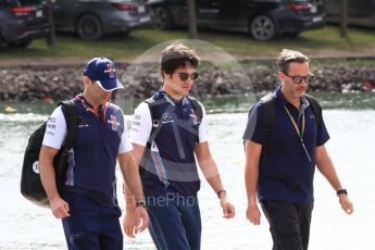 World © Octane Photographic Ltd. Formula 1 – Canadian GP - Paddock. Williams Martini Racing FW41 – Lance Stroll. Circuit Gilles Villeneuve, Montreal, Canada. Saturday 9th June 2018.