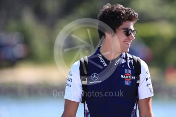 World © Octane Photographic Ltd. Formula 1 – Canadian GP - Paddock. Williams Martini Racing FW41 – Lance Stroll. Circuit Gilles Villeneuve, Montreal, Canada. Sunday 10th June 2018.