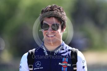 World © Octane Photographic Ltd. Formula 1 – Canadian GP - Paddock. Williams Martini Racing FW41 – Lance Stroll. Circuit Gilles Villeneuve, Montreal, Canada. Sunday 10th June 2018.