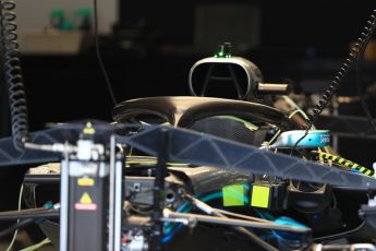 World © Octane Photographic Ltd. Formula 1 – Canadian GP - Thursday Pit Lane. Mercedes AMG Petronas Motorsport AMG F1 W09 EQ Power+. Circuit Gilles Villeneuve, Montreal, Canada. Thursday 7th June 2018.