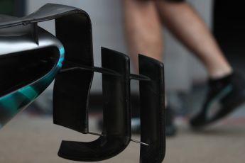 World © Octane Photographic Ltd. Formula 1 – Canadian GP - Thursday Pit Lane. Mercedes AMG Petronas Motorsport AMG F1 W09 EQ Power+. Circuit Gilles Villeneuve, Montreal, Canada. Thursday 7th June 2018.