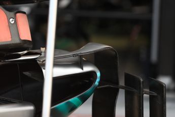 World © Octane Photographic Ltd. Formula 1 – Canadian GP - Thursday Pit Lane. Mercedes AMG Petronas Motorsport AMG F1 W09 EQ Power+. Circuit Gilles Villeneuve, Montreal, Canada. Thursday 7th June 2018.