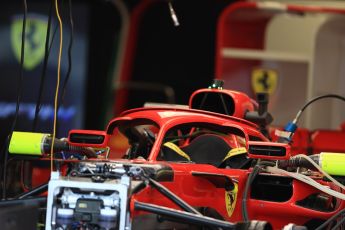 World © Octane Photographic Ltd. Formula 1 – Canadian GP - Thursday Pit Lane. Scuderia Ferrari SF71-H. Circuit Gilles Villeneuve, Montreal, Canada. Thursday 7th June 2018.