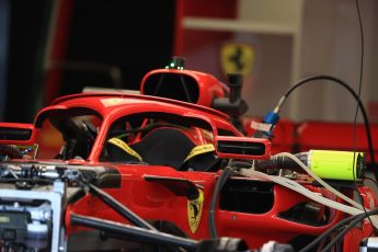 World © Octane Photographic Ltd. Formula 1 – Canadian GP - Thursday Pit Lane. Scuderia Ferrari SF71-H. Circuit Gilles Villeneuve, Montreal, Canada. Thursday 7th June 2018.