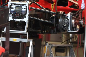 World © Octane Photographic Ltd. Formula 1 – Canadian GP - Thursday Pit Lane. Scuderia Ferrari SF71-H. Circuit Gilles Villeneuve, Montreal, Canada. Thursday 7th June 2018.