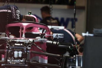 World © Octane Photographic Ltd. Formula 1 – Canadian GP - Thursday Pit Lane. Sahara Force India VJM11. Circuit Gilles Villeneuve, Montreal, Canada. Thursday 7th June 2018.