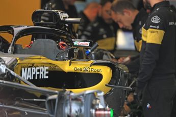 World © Octane Photographic Ltd. Formula 1 – Canadian GP - Thursday Pit Lane. Renault Sport F1 Team RS18. Circuit Gilles Villeneuve, Montreal, Canada. Thursday 7th June 2018.