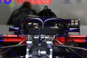 World © Octane Photographic Ltd. Formula 1 – Canadian GP - Thursday Pit Lane. Scuderia Toro Rosso STR13. Circuit Gilles Villeneuve, Montreal, Canada. Thursday 7th June 2018.