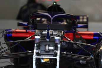 World © Octane Photographic Ltd. Formula 1 – Canadian GP - Thursday Pit Lane. Scuderia Toro Rosso STR13. Circuit Gilles Villeneuve, Montreal, Canada. Thursday 7th June 2018.