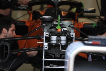 World © Octane Photographic Ltd. Formula 1 – Canadian GP - Thursday Pit Lane. McLaren MCL33. Circuit Gilles Villeneuve, Montreal, Canada. Thursday 7th June 2018.