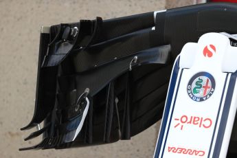 World © Octane Photographic Ltd. Formula 1 – Canadian GP - Thursday Pit Lane. Alfa Romeo Sauber F1 Team C37. Circuit Gilles Villeneuve, Montreal, Canada. Thursday 7th June 2018.