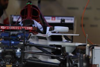 World © Octane Photographic Ltd. Formula 1 – Canadian GP - Thursday Pit Lane. Alfa Romeo Sauber F1 Team C37. Circuit Gilles Villeneuve, Montreal, Canada. Thursday 7th June 2018.