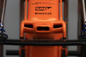 World © Octane Photographic Ltd. Formula 1 – Canadian GP - Thursday Pit Lane. McLaren MCL33. Circuit Gilles Villeneuve, Montreal, Canada. Thursday 7th June 2018.