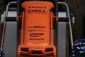 World © Octane Photographic Ltd. Formula 1 – Canadian GP - Thursday Pit Lane. McLaren MCL33. Circuit Gilles Villeneuve, Montreal, Canada. Thursday 7th June 2018.