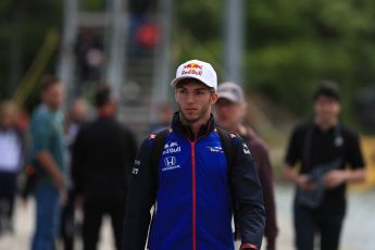 World © Octane Photographic Ltd. Formula 1 – Canadian GP - Paddock. Scuderia Toro Rosso STR13 – Pierre Gasly. Circuit Gilles Villeneuve, Montreal, Canada. Thursday 7th June 2018.