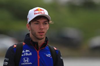 World © Octane Photographic Ltd. Formula 1 – Canadian GP - Paddock. Scuderia Toro Rosso STR13 – Pierre Gasly. Circuit Gilles Villeneuve, Montreal, Canada. Thursday 7th June 2018.