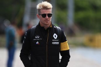 World © Octane Photographic Ltd. Formula 1 – Canadian GP - Paddock. Renault Sport F1 Team RS18 – Nico Hulkenberg. Circuit Gilles Villeneuve, Montreal, Canada. Thursday 7th June 2018.