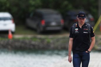 World © Octane Photographic Ltd. Formula 1 – Canadian GP - Paddock. Aston Martin Red Bull Racing TAG Heuer RB14 – Max Verstappen. Circuit Gilles Villeneuve, Montreal, Canada. Thursday 7th June 2018.