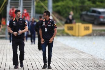 World © Octane Photographic Ltd. Formula 1 – Canadian GP - Paddock. Aston Martin Red Bull Racing TAG Heuer RB14 – Daniel Ricciardo. Circuit Gilles Villeneuve, Montreal, Canada. Thursday 7th June 2018.
