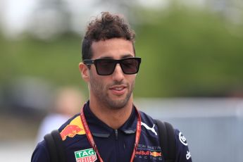 World © Octane Photographic Ltd. Formula 1 – Canadian GP - Paddock. Aston Martin Red Bull Racing TAG Heuer RB14 – Daniel Ricciardo. Circuit Gilles Villeneuve, Montreal, Canada. Thursday 7th June 2018.