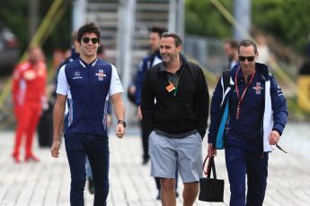 World © Octane Photographic Ltd. Formula 1 – Canadian GP - Paddock. Williams Martini Racing FW41 – Lance Stroll. Circuit Gilles Villeneuve, Montreal, Canada. Thursday 7th June 2018.