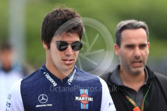 World © Octane Photographic Ltd. Formula 1 – Canadian GP - Paddock. Williams Martini Racing FW41 – Lance Stroll. Circuit Gilles Villeneuve, Montreal, Canada. Thursday 7th June 2018.