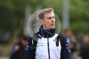 World © Octane Photographic Ltd. Formula 1 – Canadian GP - Paddock. Williams Martini Racing FW41 – Sergey Sirotkin. Circuit Gilles Villeneuve, Montreal, Canada. Thursday 7th June 2018.